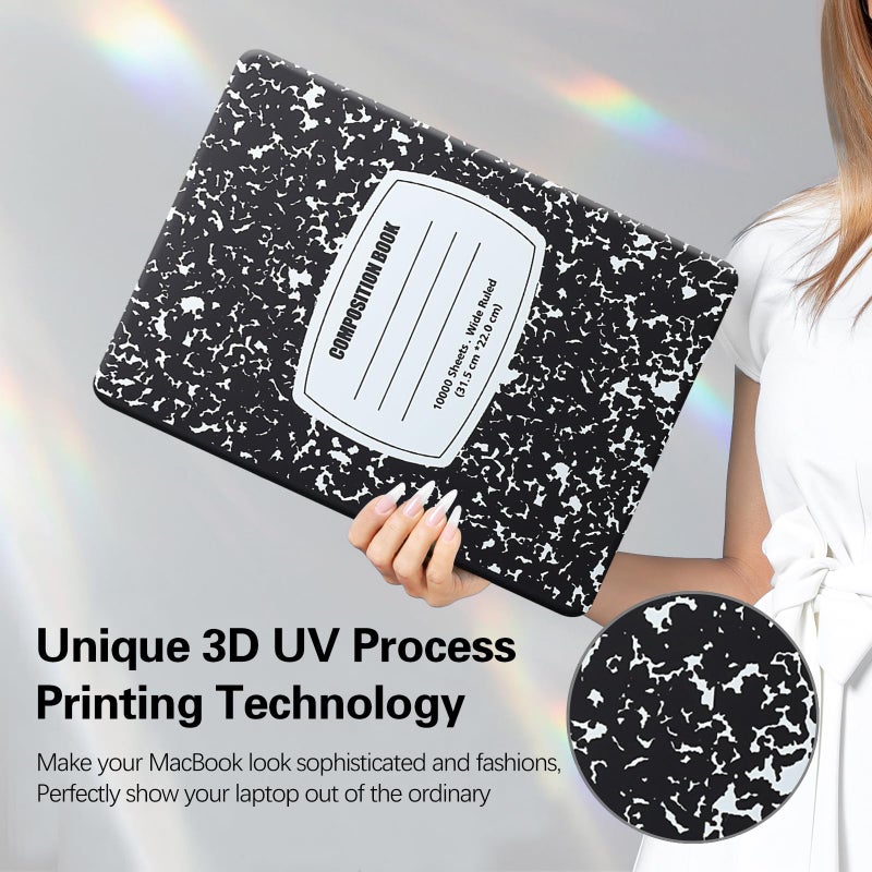 Funut Compatible with MacBook Air 13 Inch Case, Hard Plastic Protective Case Air 13.3 Scratch-Free Rubberized Case Cover for (2010-2017 Older Ver.) MacBook Air 13.3" A1466 & A1369, The Notebook - Image 2